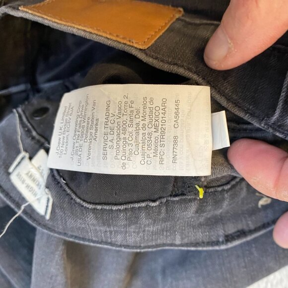 Madewell Womans Jeans 25T Black with Frayed Hem Distressed High-Rise Skinny - Picture 15 of 16